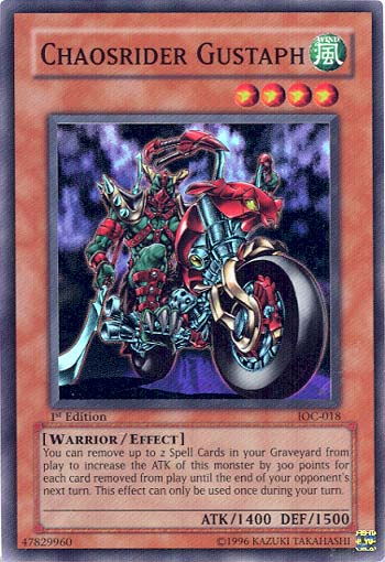 Chaosrider Gustaph [IOC-018] Super Rare | Anubis Games and Hobby