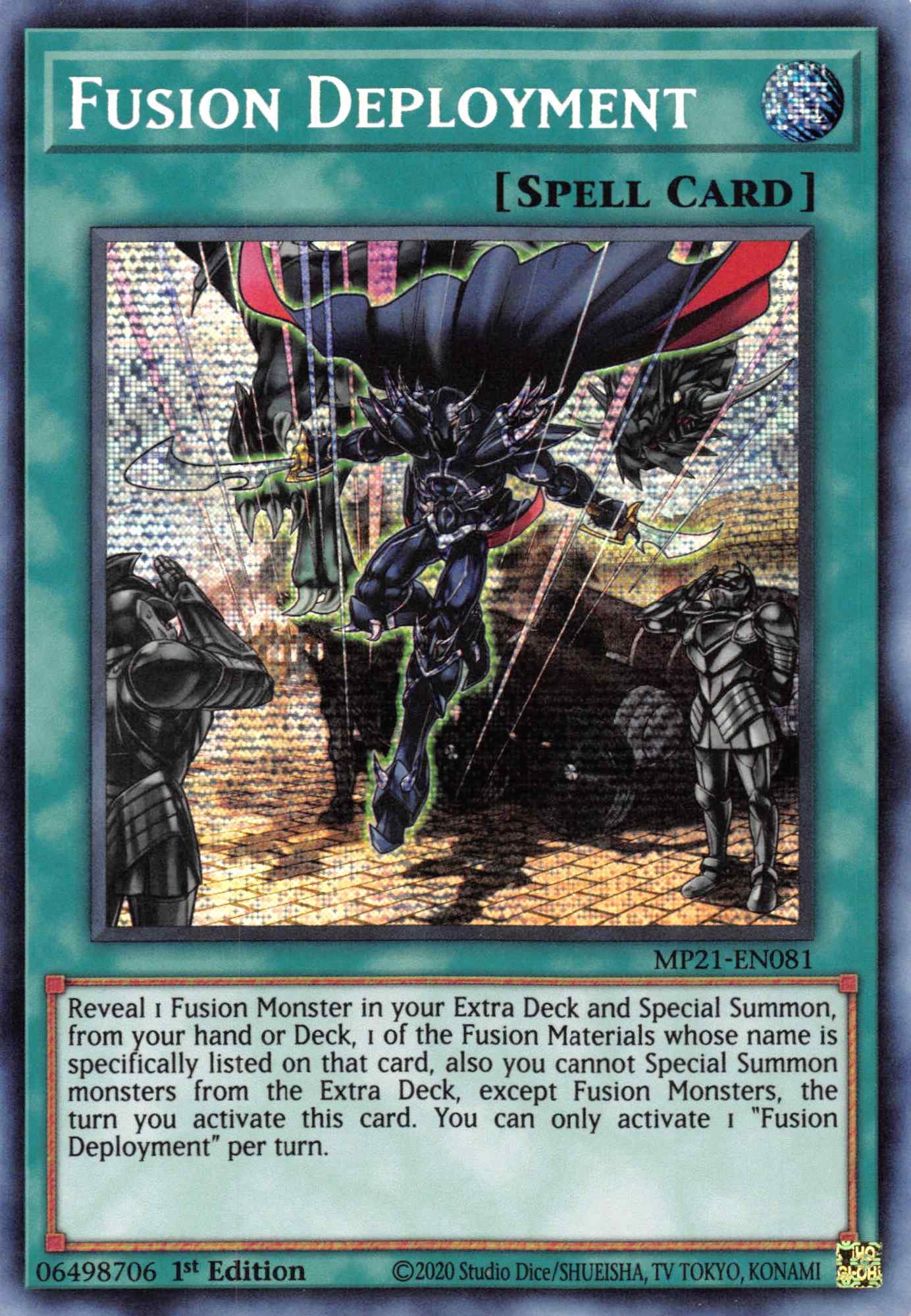 Fusion Deployment [MP21-EN081] Prismatic Secret Rare | Anubis Games and Hobby