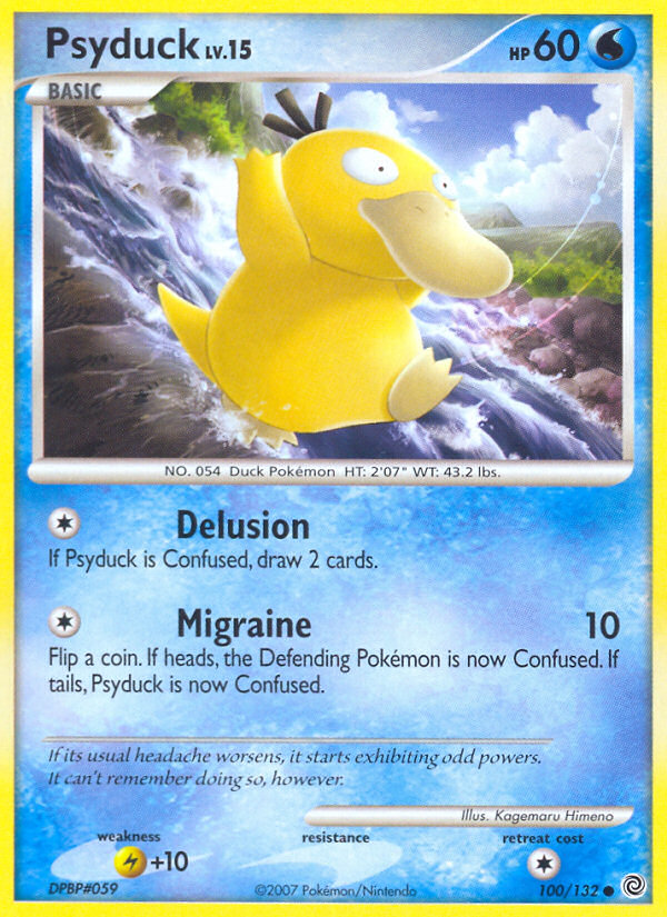 Psyduck (100/132) [Diamond & Pearl: Secret Wonders] | Anubis Games and Hobby