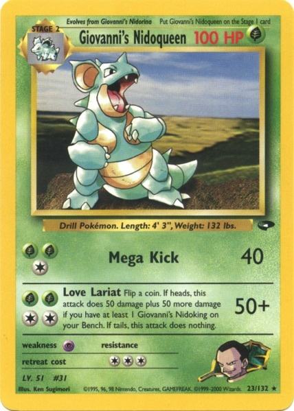 Giovanni's Nidoqueen (23/132) [Gym Challenge Unlimited] | Anubis Games and Hobby