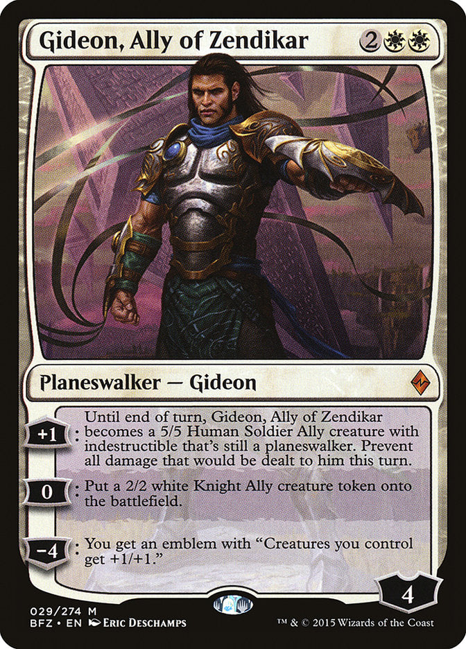 Gideon, Ally of Zendikar [Battle for Zendikar] | Anubis Games and Hobby