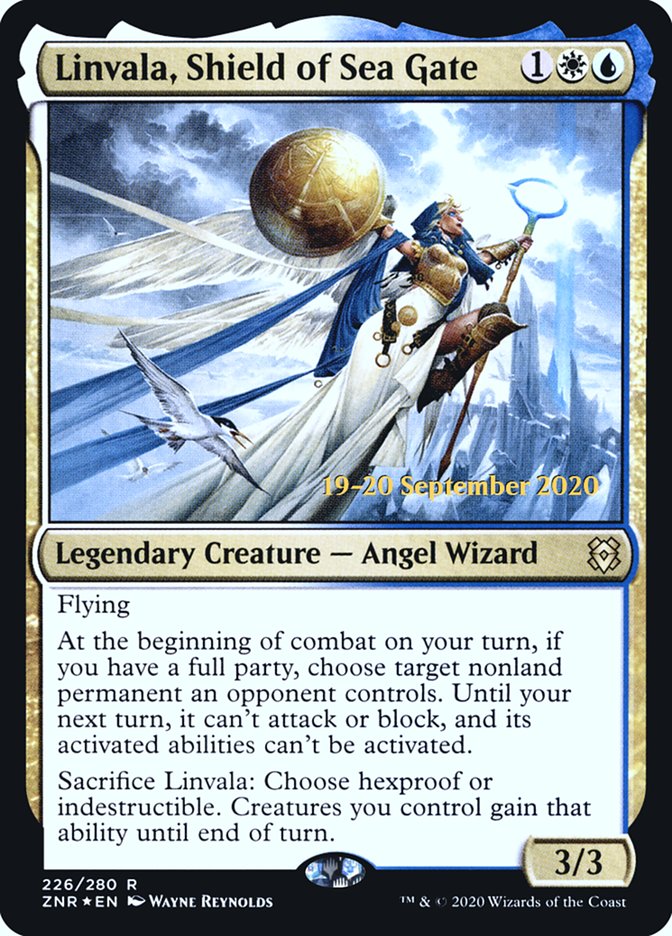 Linvala, Shield of Sea Gate [Zendikar Rising Prerelease Promos] | Anubis Games and Hobby