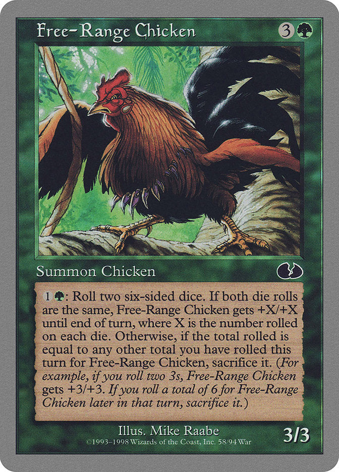 Free-Range Chicken [Unglued] | Anubis Games and Hobby