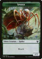 Satyr // Spider Double-Sided Token [Theros Beyond Death Tokens] | Anubis Games and Hobby