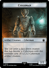 Horse // Cyberman Double-Sided Token [Doctor Who Tokens] | Anubis Games and Hobby