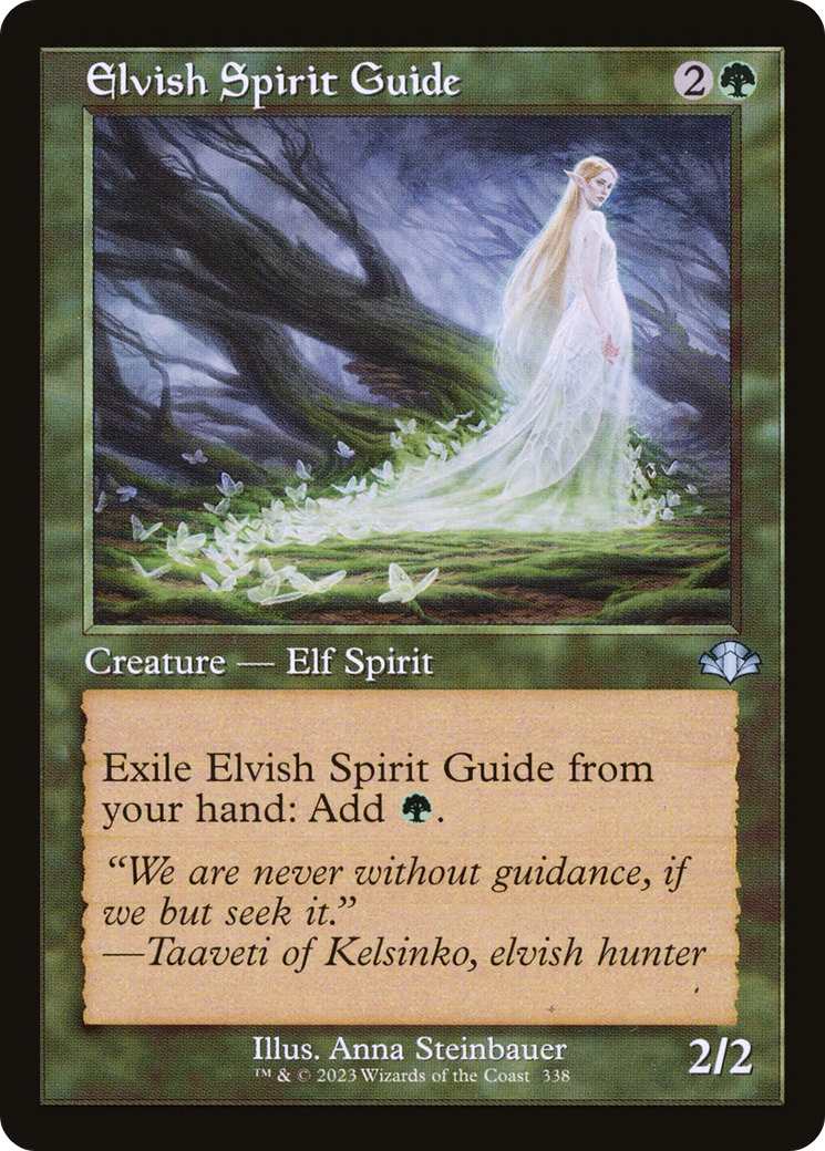 Elvish Spirit Guide (Retro) [Dominaria Remastered] | Anubis Games and Hobby