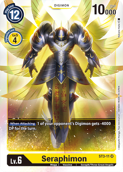 Seraphimon [ST3-11] [Starter Deck: Heaven's Yellow] | Anubis Games and Hobby