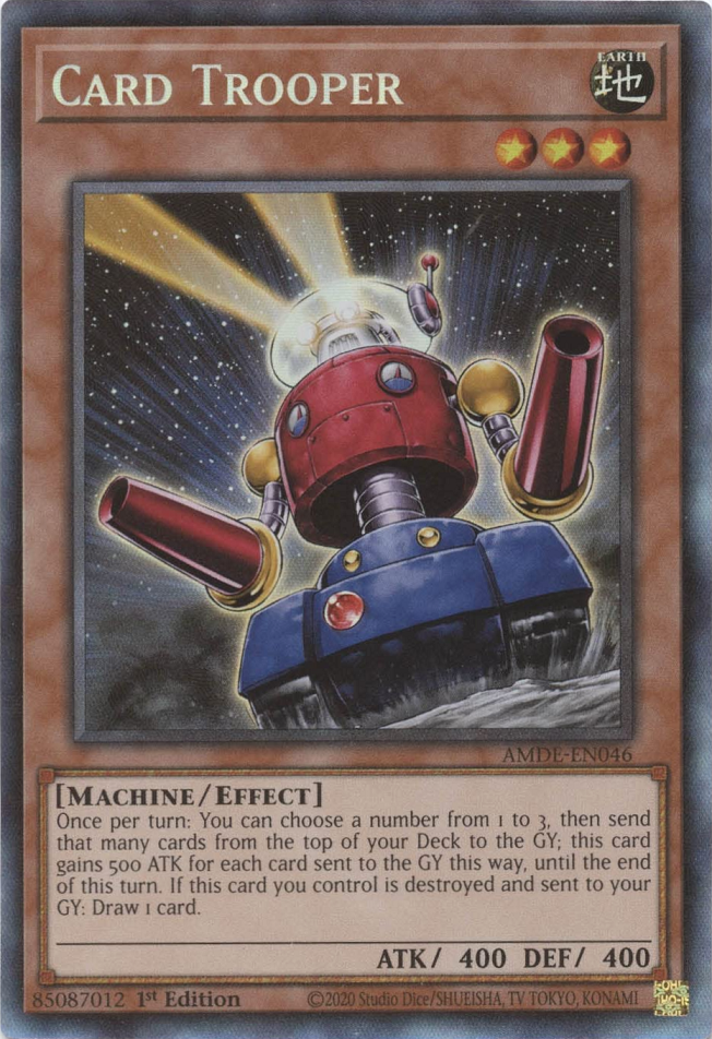 Card Trooper [AMDE-EN046] Collector's Rare | Anubis Games and Hobby