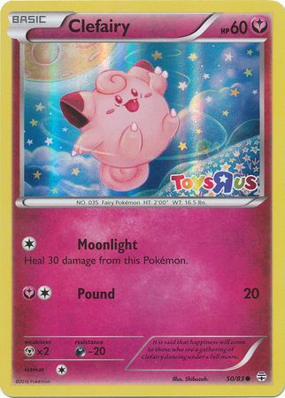 Clefairy (50/83) (Toys R Us Promo) [XY: Generations] | Anubis Games and Hobby