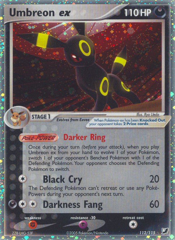 Umbreon ex (112/115) [EX: Unseen Forces] | Anubis Games and Hobby