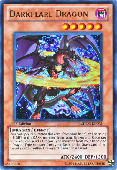 Darkflare Dragon [SDDC-EN002] Ultra Rare | Anubis Games and Hobby