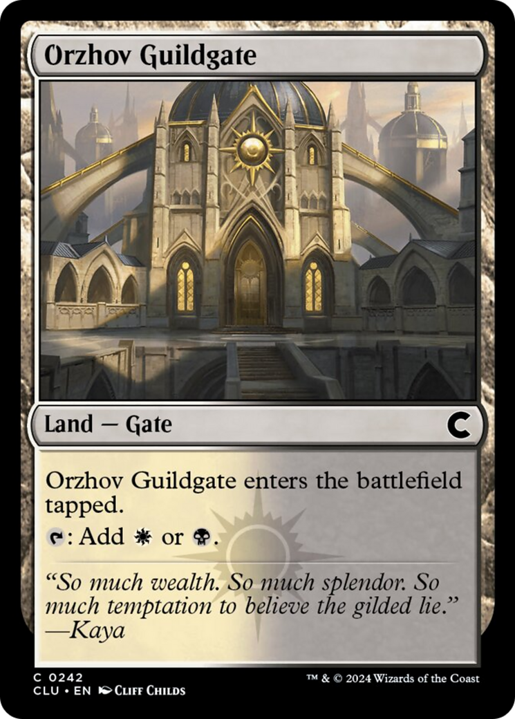 Orzhov Guildgate [Ravnica: Clue Edition] | Anubis Games and Hobby