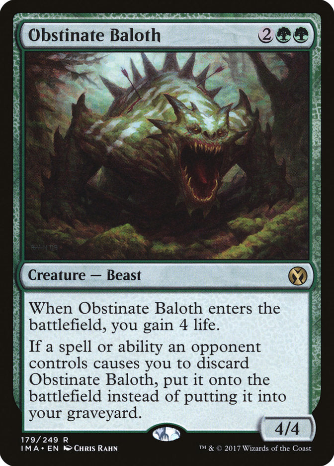 Obstinate Baloth [Iconic Masters] | Anubis Games and Hobby