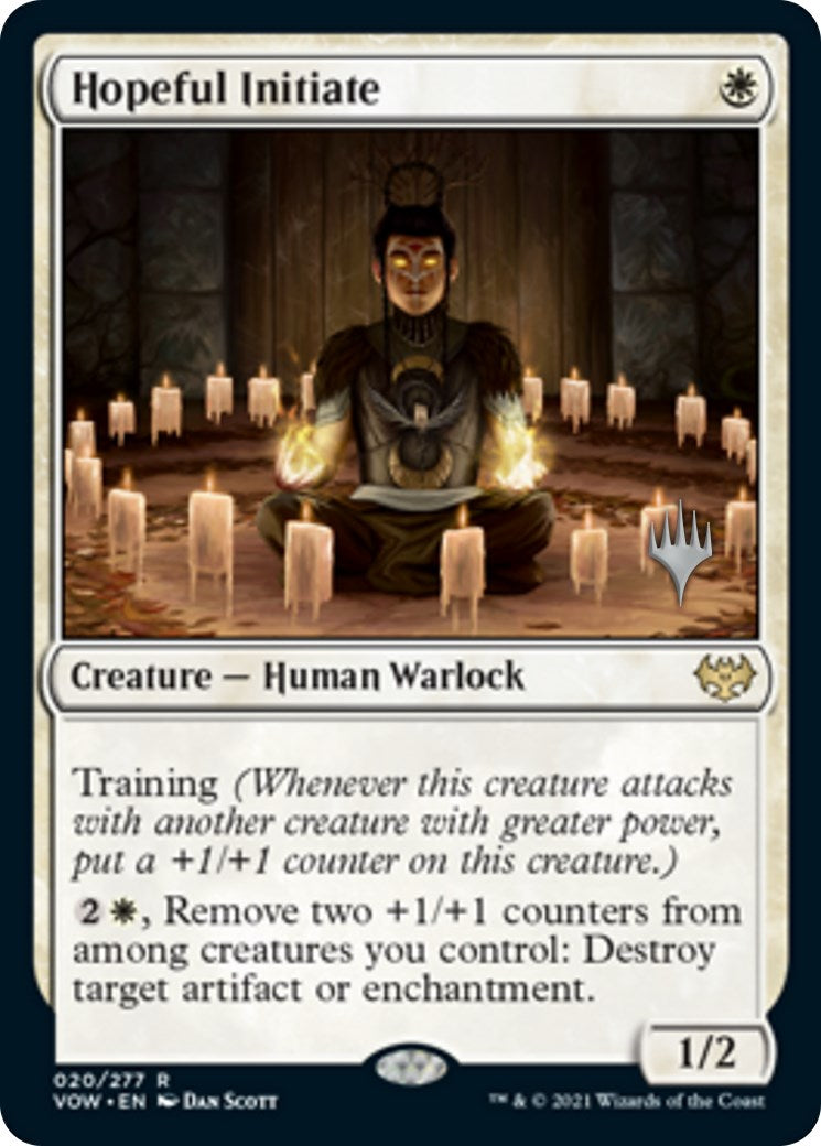 Hopeful Initiate (Promo Pack) [Innistrad: Crimson Vow Promos] | Anubis Games and Hobby