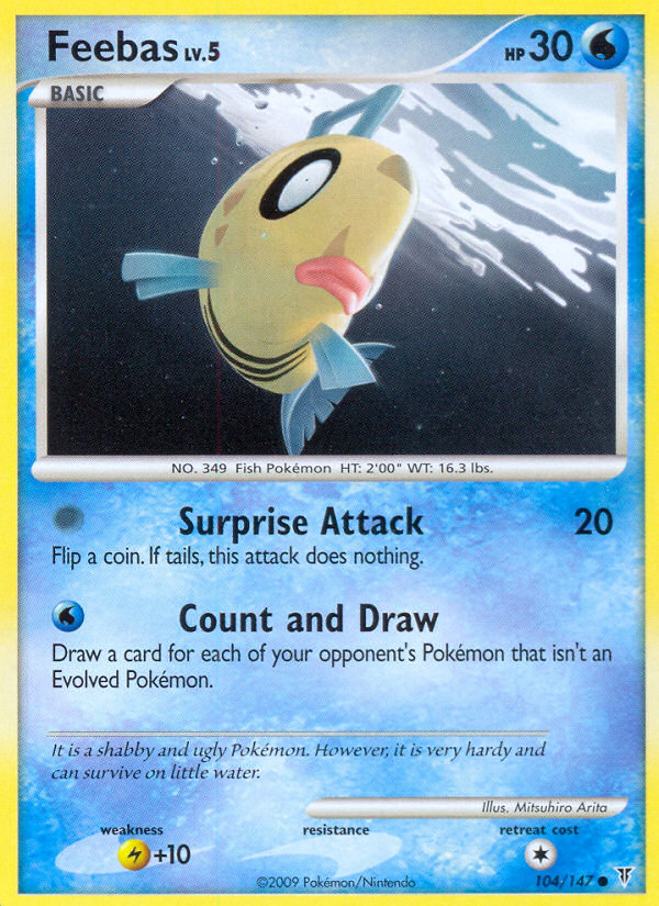 Feebas (104/147) [Platinum: Supreme Victors] | Anubis Games and Hobby