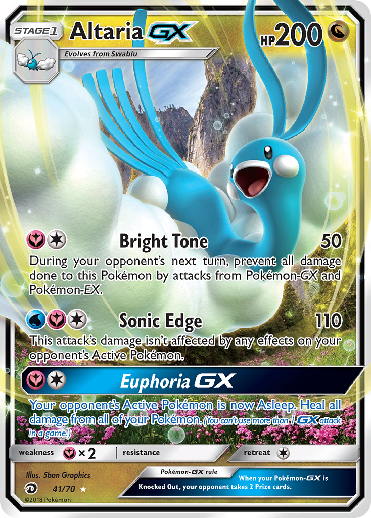 Altaria GX (41/70) [Sun & Moon: Dragon Majesty] | Anubis Games and Hobby