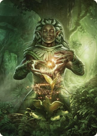 Elvish Mystic Art Card [Commander Masters Art Series] | Anubis Games and Hobby