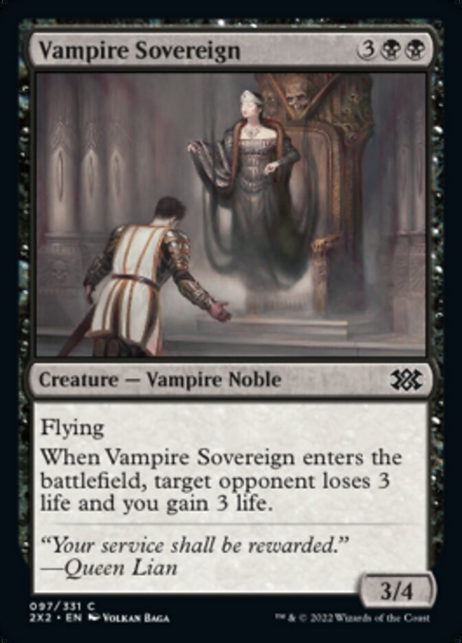 Vampire Sovereign [Double Masters 2022] | Anubis Games and Hobby
