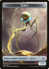 Saproling // Servo Double-Sided Token [Double Masters Tokens] | Anubis Games and Hobby