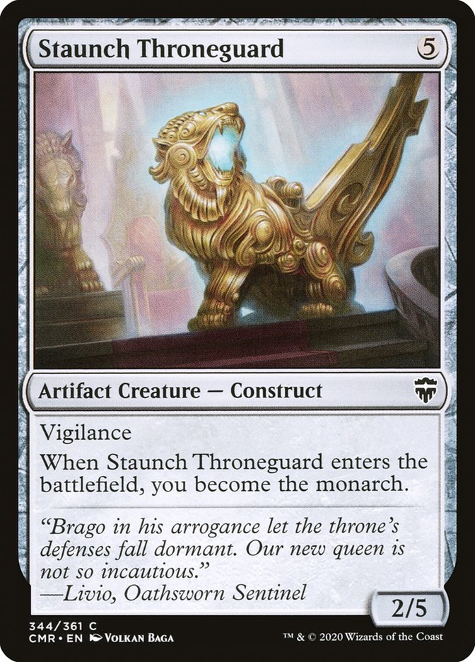 Staunch Throneguard [Commander Legends] | Anubis Games and Hobby