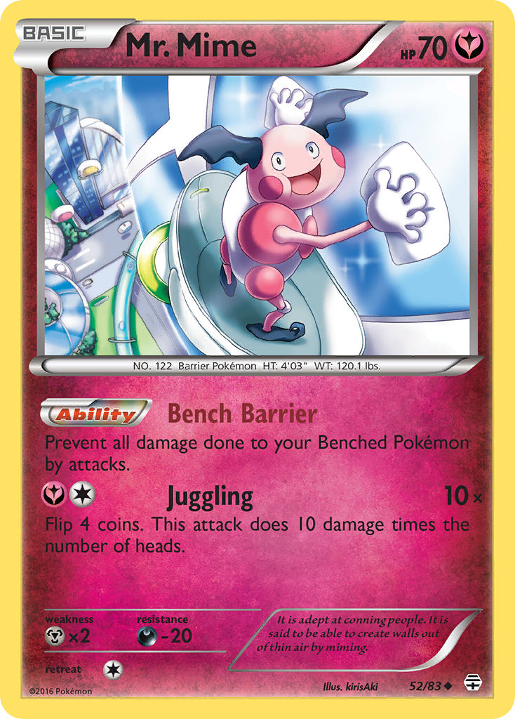 Mr. Mime (52/83) [XY: Generations] | Anubis Games and Hobby