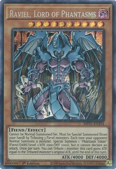 Raviel, Lord of Phantasms [MP21-EN254] Prismatic Secret Rare | Anubis Games and Hobby