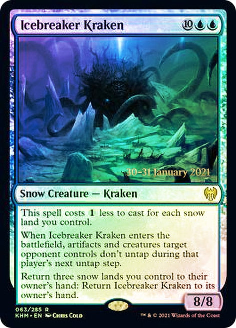 Icebreaker Kraken [Kaldheim Prerelease Promos] | Anubis Games and Hobby