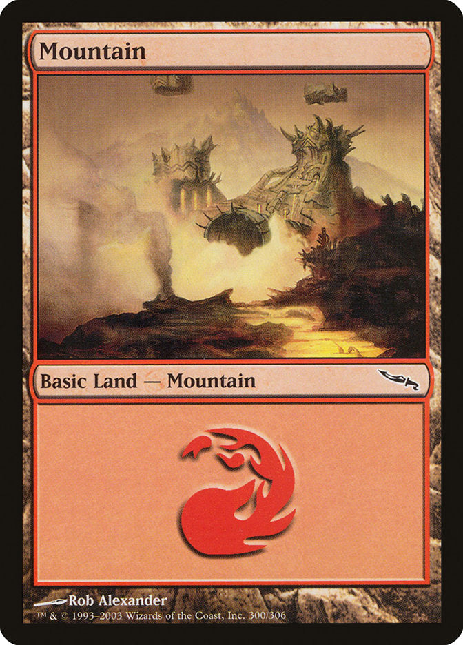 Mountain (300) [Mirrodin] | Anubis Games and Hobby