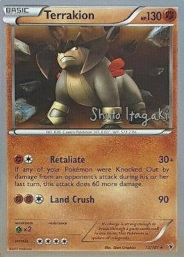 Terrakion (73/101) (Terraki-Mewtwo - Shuto Itagaki) [World Championships 2012] | Anubis Games and Hobby