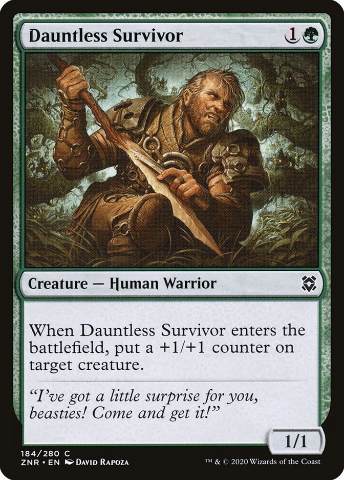 Dauntless Survivor [Zendikar Rising] | Anubis Games and Hobby