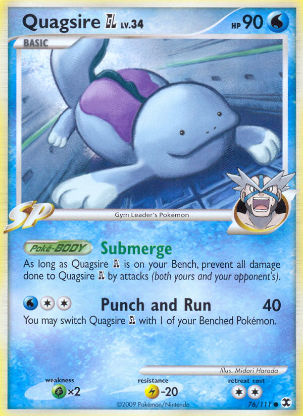 Quagsire GL (76/111) [Platinum: Rising Rivals] | Anubis Games and Hobby