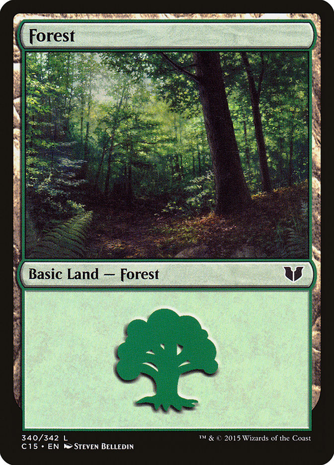 Forest (340) [Commander 2015] | Anubis Games and Hobby
