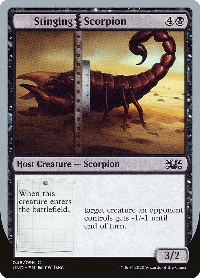 Stinging Scorpion [Unsanctioned] | Anubis Games and Hobby