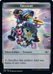 Cat // Treasure (13) Double-Sided Token [Unfinity Tokens] | Anubis Games and Hobby