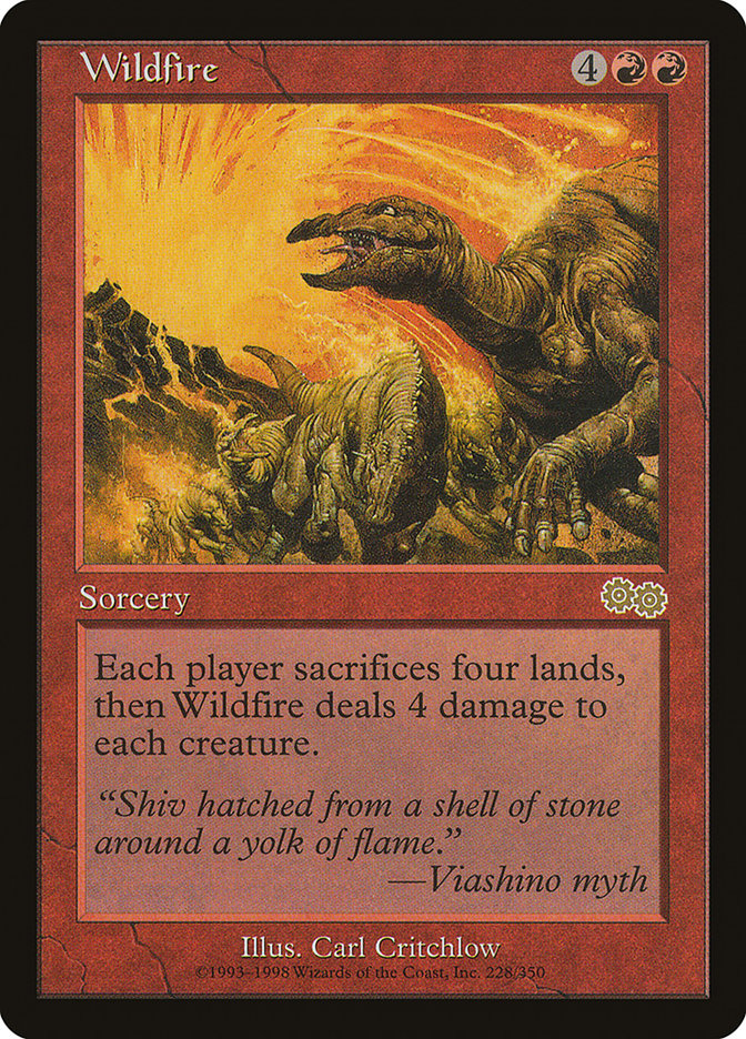 Wildfire [Urza's Saga] | Anubis Games and Hobby