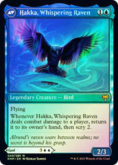 Alrund, God of the Cosmos // Hakka, Whispering Raven [Kaldheim Prerelease Promos] | Anubis Games and Hobby