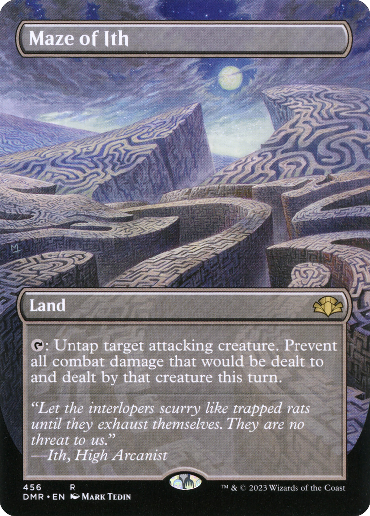 Maze of Ith (Borderless Alternate Art) [Dominaria Remastered] | Anubis Games and Hobby