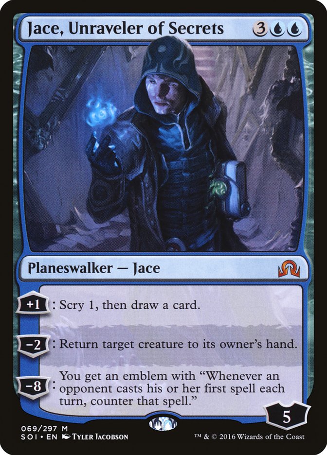 Jace, Unraveler of Secrets [Shadows over Innistrad] | Anubis Games and Hobby
