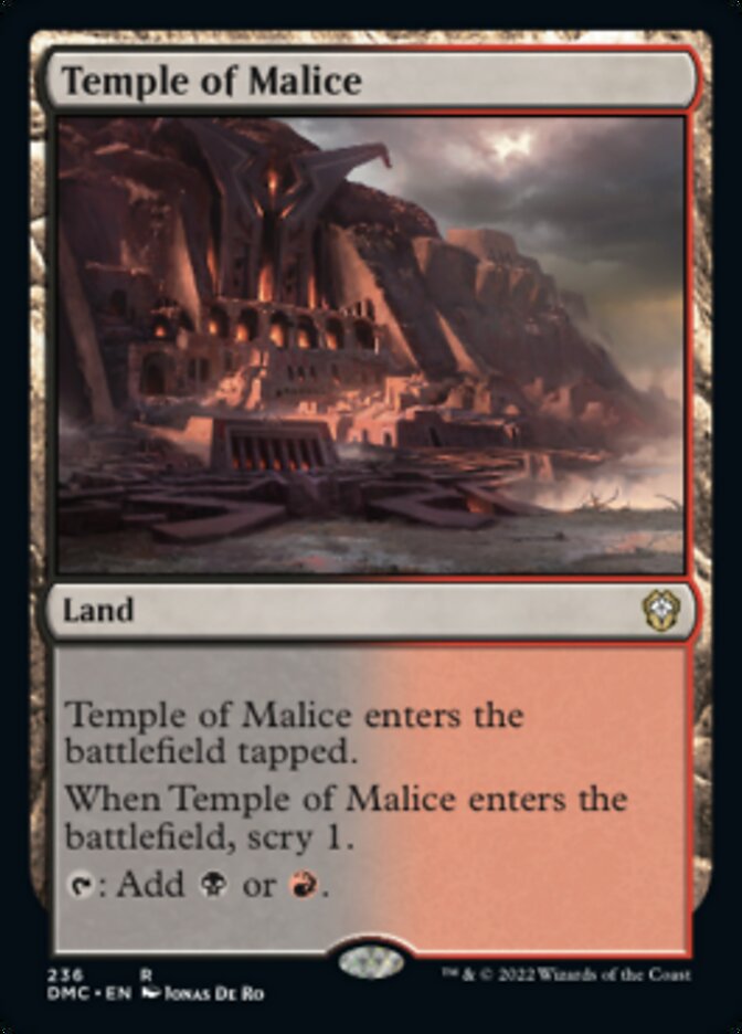 Temple of Malice [Dominaria United Commander] | Anubis Games and Hobby