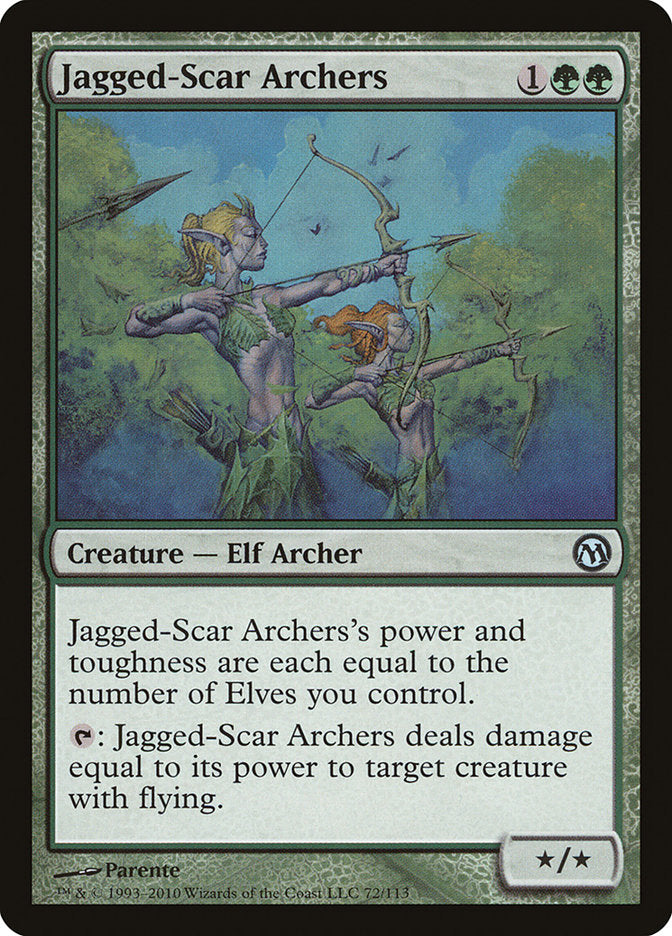 Jagged-Scar Archers [Duels of the Planeswalkers] | Anubis Games and Hobby
