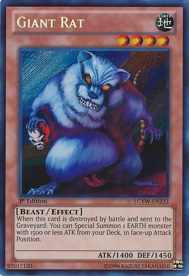 Giant Rat [LCYW-EN232] Secret Rare | Anubis Games and Hobby