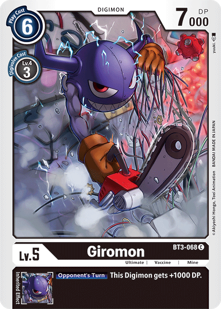 Giromon [BT3-068] [Release Special Booster Ver.1.5] | Anubis Games and Hobby