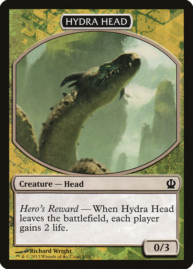 Hydra Head Token [Theros Face the Hydra] | Anubis Games and Hobby