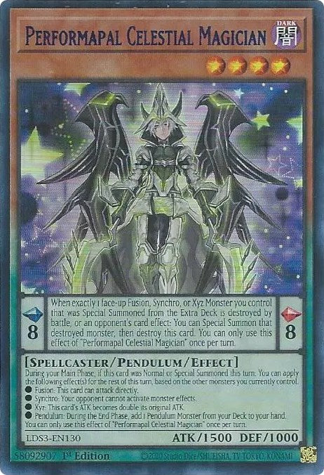 Performapal Celestial Magician (Blue) [LDS3-EN130] Ultra Rare | Anubis Games and Hobby