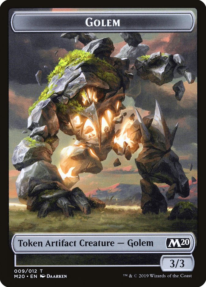 Golem Token [Core Set 2020 Tokens] | Anubis Games and Hobby