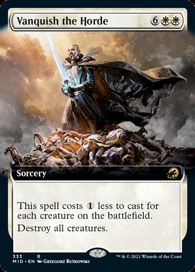 Vanquish the Horde (Extended Art) [Innistrad: Midnight Hunt] | Anubis Games and Hobby