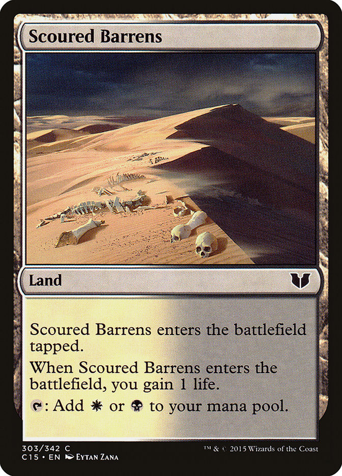 Scoured Barrens [Commander 2015] | Anubis Games and Hobby