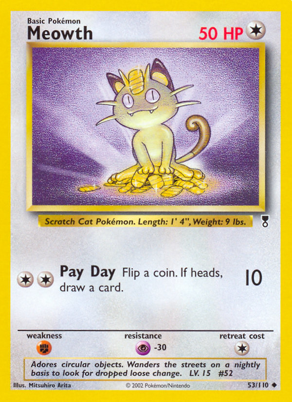 Meowth (53/110) [Legendary Collection] | Anubis Games and Hobby