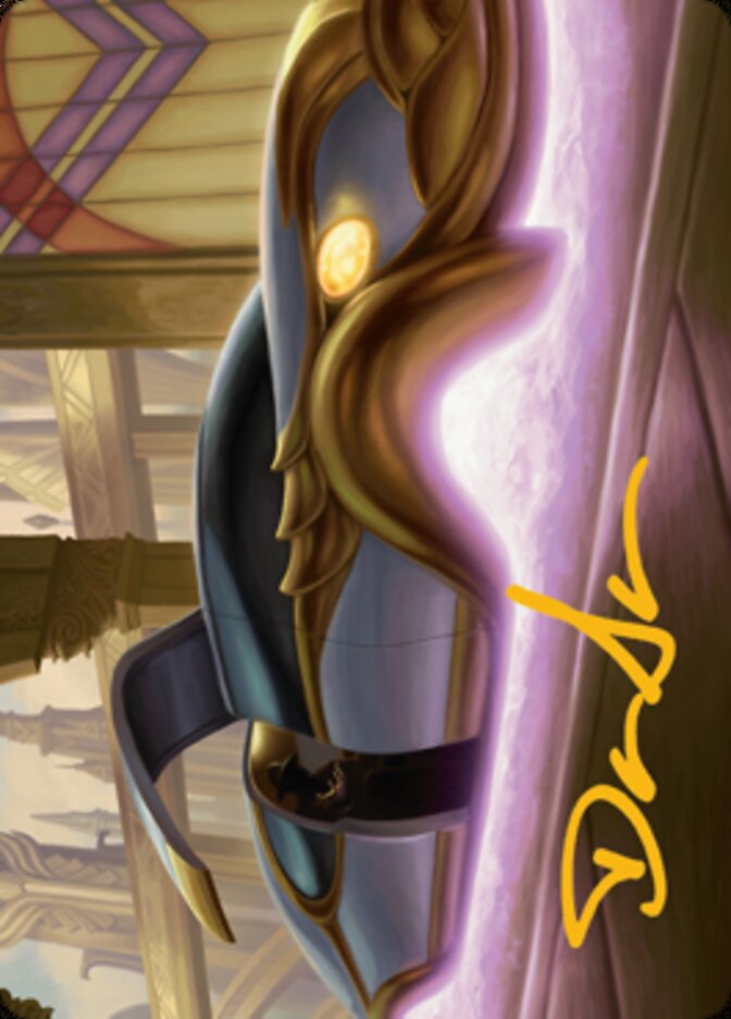 Mysterious Limousine Art Card (Gold-Stamped Signature) [Streets of New Capenna Art Series] | Anubis Games and Hobby