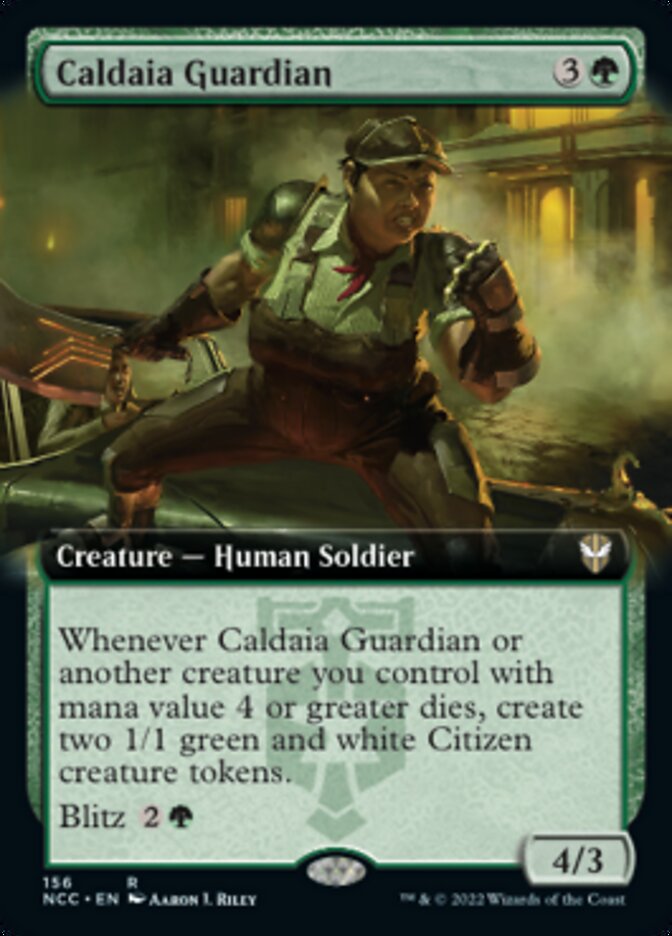 Caldaia Guardian (Extended Art) [Streets of New Capenna Commander] | Anubis Games and Hobby